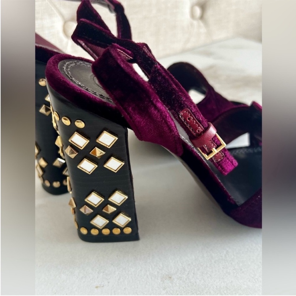 Tory Burch block heel shoes NWOT - Picture 3 of 11